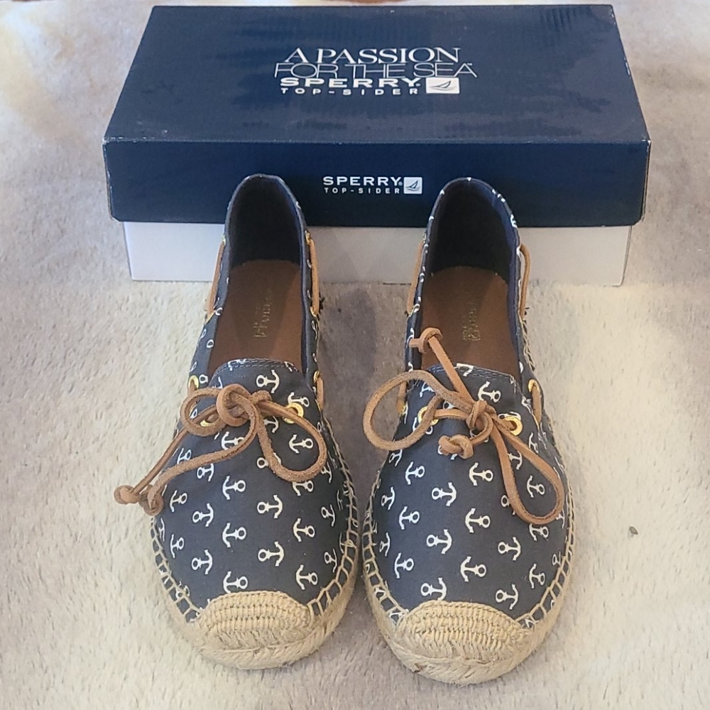 Sperry Katama Navy Anchors
